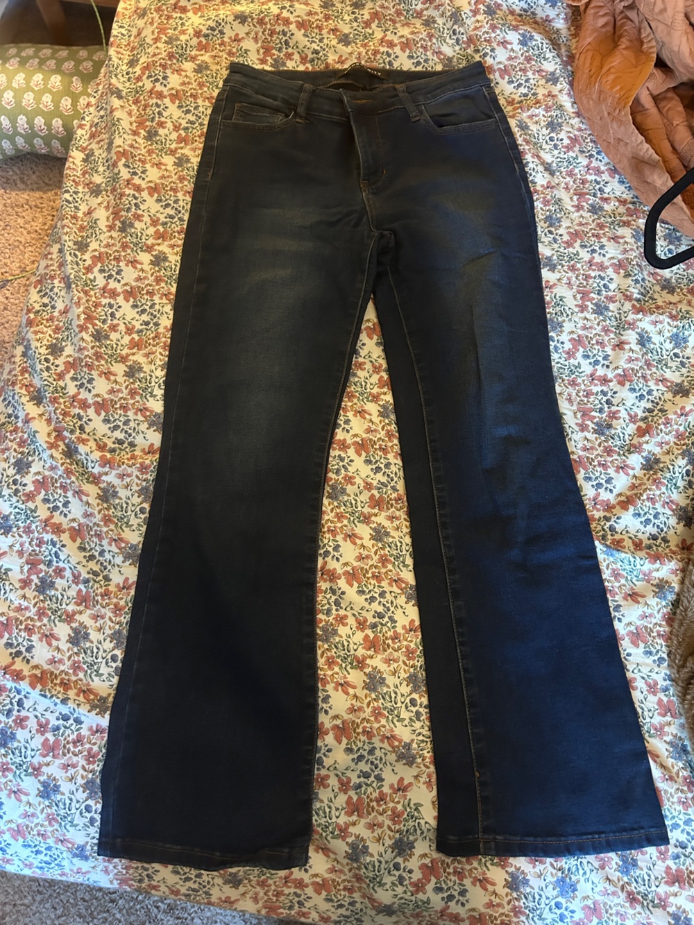 High-Rise Black Flare Jeans for Women